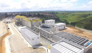 Obra da Estação de Tratamento de Esgoto do Benedito Bentes está 96% concluída