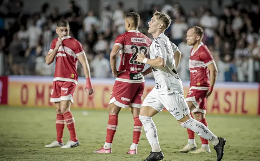 CRB e Santos empatam no 1 a 1 pela ida da terceira fase da Copa do Brasil