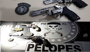 PM apreende cinco armas de fogo em Maribondo e Junqueiro