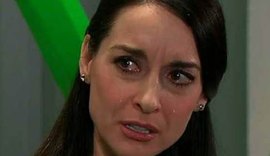 Beatriz diz para mãe que Leonardo a estuprou e está grávida em Amores Verdadeiros