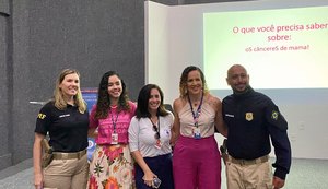 PRF realiza evento alusivo ao Outubro Rosa, em Alagoas