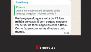 Empresários bolsonaristas defendem golpe de Estado caso Lula seja eleito