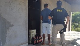Sete pessoas foram presas nas BRs de Alagoas, pela PRF, durante o fim de semana