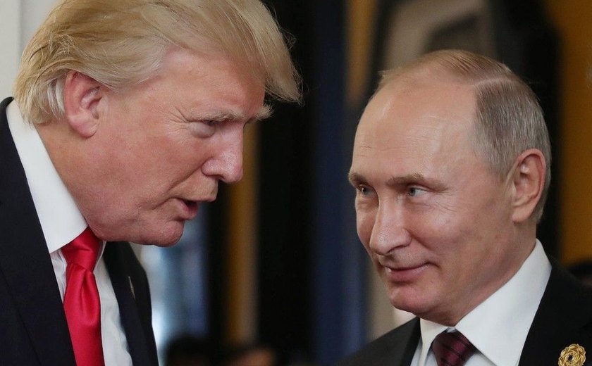 Donald Trump felicita Vladimir Putin por vitória na eleição da Rússia