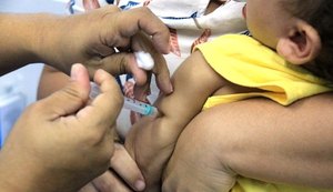 Pólio e sarampo: cobertura vacinal ultrapassa 78% em Alagoas