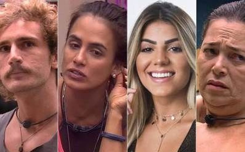 'BBB19': Paredão quádruplo tem Carol Peixinho, Alan, Tereza e Hariany