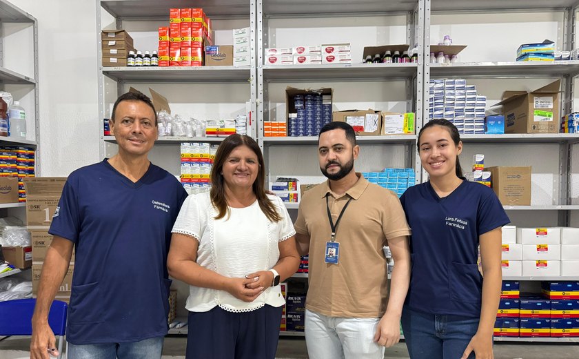 Delmiro se destaca com a maior rede de farmácias públicas da atenção básica no Sertão de AL