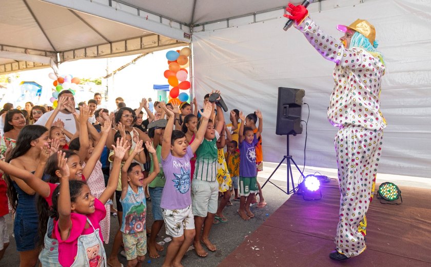 Ações culturais e de empreendedorismo movimentam mês das crianças em comunidades de Maceió