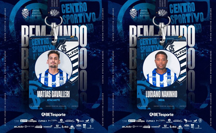 CSA contrata o atacante chileno Matías Cavalleri e o meia Luciano Naninho