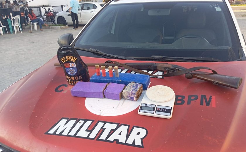 PM registra prisões, apreende três armas de fogo e drogas e recupera veículos na capital e interior