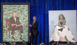 Barack e Michelle Obama ganham retratos que ficarão expostos em galeria