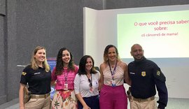 PRF realiza evento alusivo ao Outubro Rosa, em Alagoas