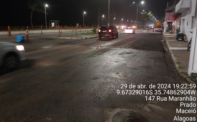 Via na Av. Assis Chateaubriand é liberada para tráfego de veículos