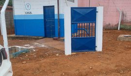 Casal segue com serviços de limpeza e pintura em Estações Elevatórias da região Serrana