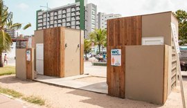 Banheiros públicos da orla marítima de Maceió funcionam em novo horário