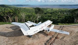Em Pilar, avião instagramável chama atenção