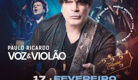 Com espetáculo 'Voz e Violão', Paulo Ricardo faz show em Maceió