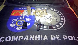 PM apreende armas e drogas durante ações no interior e na Região Metropolitana