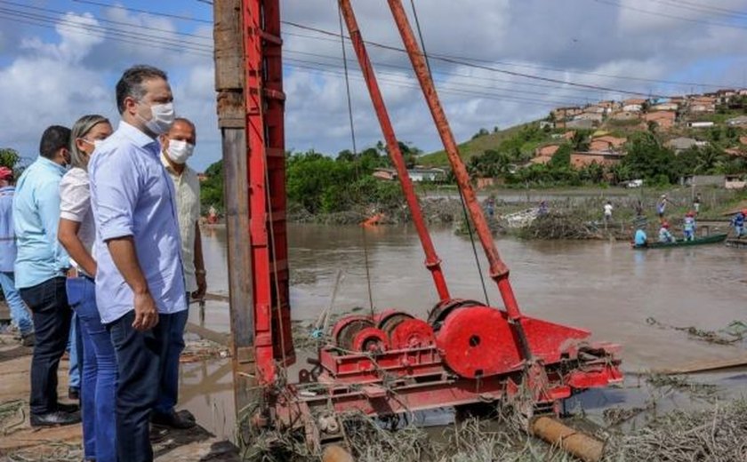 Afetada pelas chuvas, ponte de povoado em São Luís Quitunde será entregue em 60 dias
