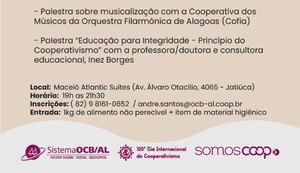 Programação geral do Ciclo de Palestras – Cooperativismo é 100! é divulgada