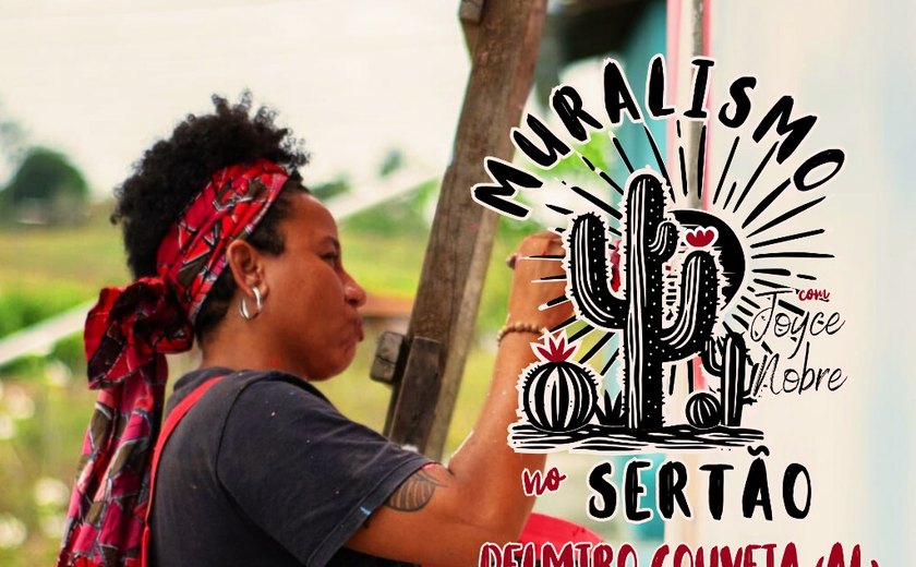 Projeto de Muralismo chega a Delmiro Gouveia com arte e inclusão