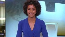Maju Coutinho assume a bancada do Jornal Hoje e é ovacionada