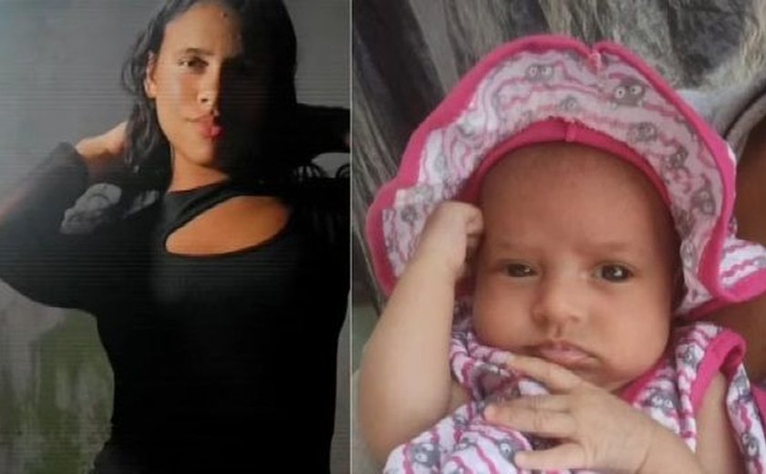 Bebê de 2 meses continua desaparecida em Rio Largo