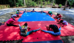 Oficinas, trilha e pilates levam mulheres ao Parque Municipal