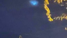 Luz misteriosa é gravada no céu de Girau do Ponciano