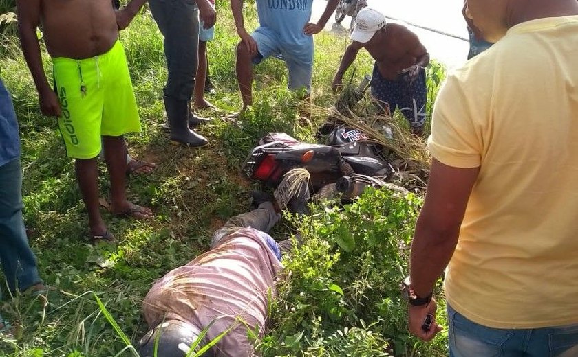 Mototaxista morre em acidente na entrada da Barra de Santo Antônio