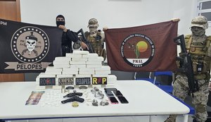 Em Santana do Ipanema, operação da PM apreende mais de 40 quilos de cocaína