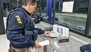 PRF apreende mercadoria transportada sem nota fiscal em União dos Palmares