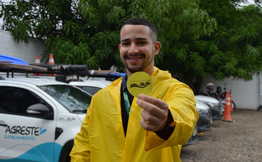 Agreste Saneamento promove ações educativas e preventivas no Maio Amarelo com foco na segurança no trânsito