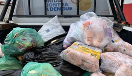 Vigilância Sanitária apreende 1.100 kg de alimentos impróprios na parte alta de Maceió