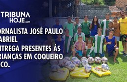 Ação solidária: José Paulo Gabriel leva alegria às crianças do povoado Cadoz