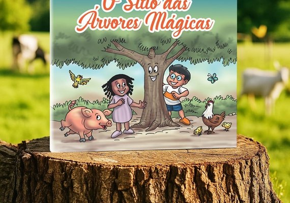 “O Sítio das Árvores Mágicas” abre suas páginas para a criançada colocar os pés no chão e as mãos na terra da imaginação