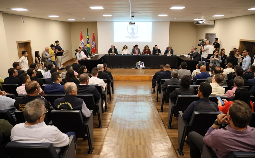 Ministério Público de Alagoas reúne gestores e debate regularização das Guardas Civis Municipais