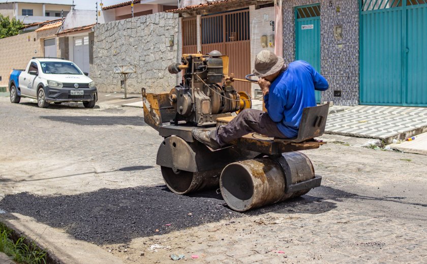 Operação Tapa Buraco: Infraestrutura recupera mais de 40 vias de Maceió