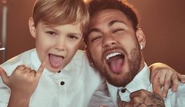 Neymar estrela campanha de Dia dos Pais com Davi Lucca