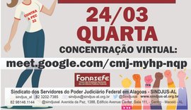 Servidores do Judiciário Federal participam da paralisação nacional de 24h