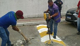 Prefeitura de Maceió remove quebra-molas irregulares no Barro Duro