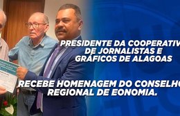 José Paulo Gabriel recebe homenagem do Conselho Regional de Economia