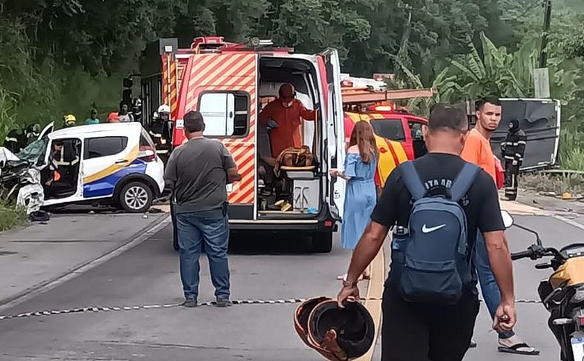Grave acidente deixa cinco feridos na BR-316