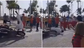 Militar da Marinha é atropelado por motociclista do Exército durante desfile de 7 de Setembro, em Fortaleza