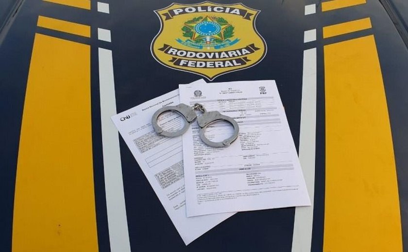 Polícia Rodoviária Federal prende mais um foragido da Justiça