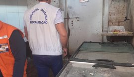Frigorífico sem alvará sanitário é interditado por insalubridade e 70 kg de carne são apreendidos