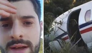 Alok mostra vídeo de avião que saiu da pista: 'Foi um milagre'