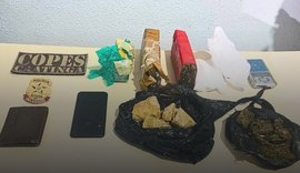 Polícia apreende drogas e prende homem em Olho D’Água das Flores