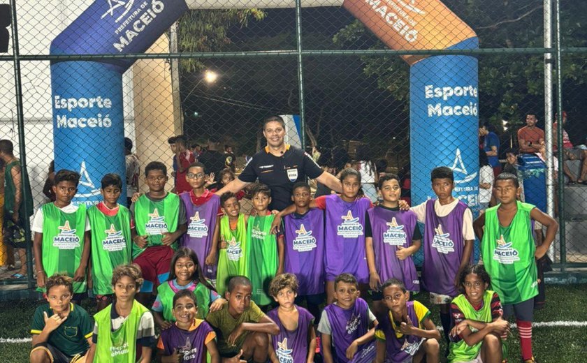 Nova Areninha é inaugurada na região Norte de Maceió