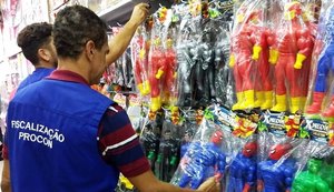Procon Alagoas realiza operação de fiscalização para o Dia das Crianças